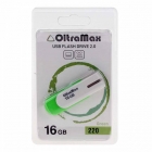 Флеш-накопитель USB  16GB  OltraMax  220  зелёный